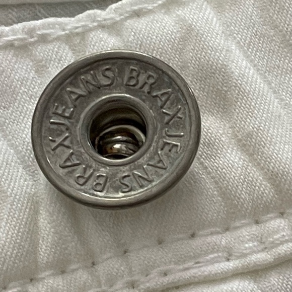 Brax women’s white pants with 5 pockets and geometric pattern size 31-32 . - Picture 6 of 10